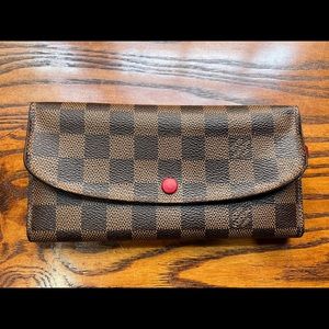 Louis Vuitton Damier Ebene Emilie Wallet